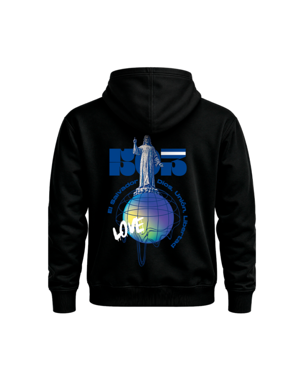 4 Hoodie Negro (El Salvador Edition)