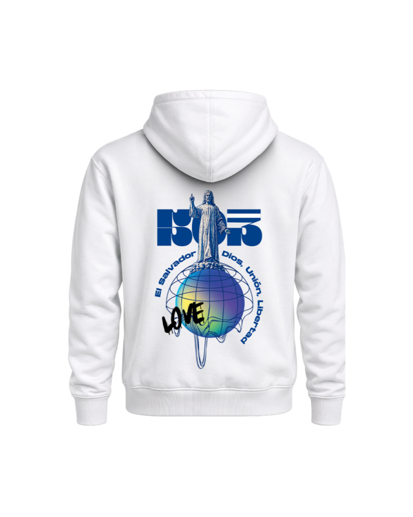 5 Hoodie Blanco (El Salvador Edition)
