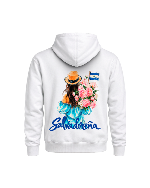 8 Hoodie Blanco (El Salvador Edition)