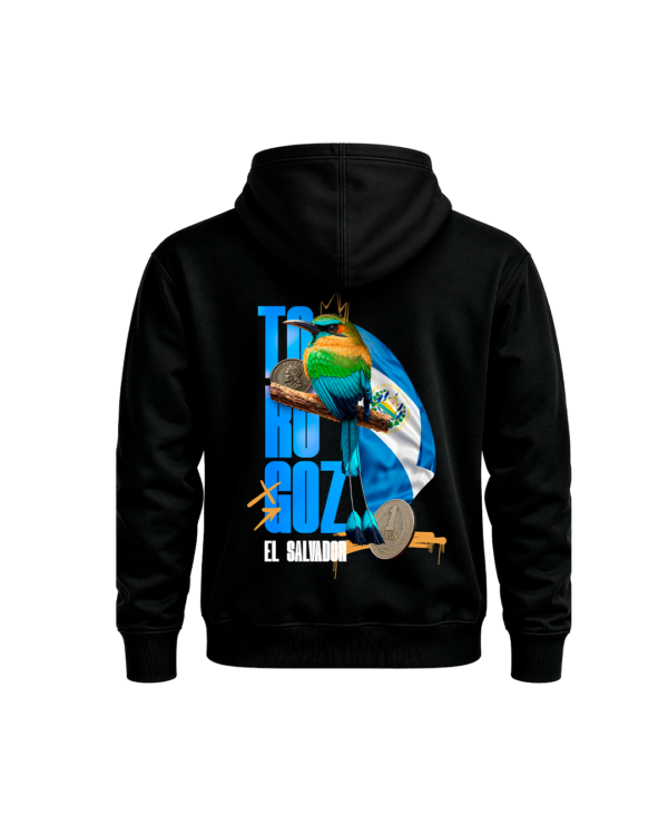8 Hoodie Negro (El Salvador Edition)